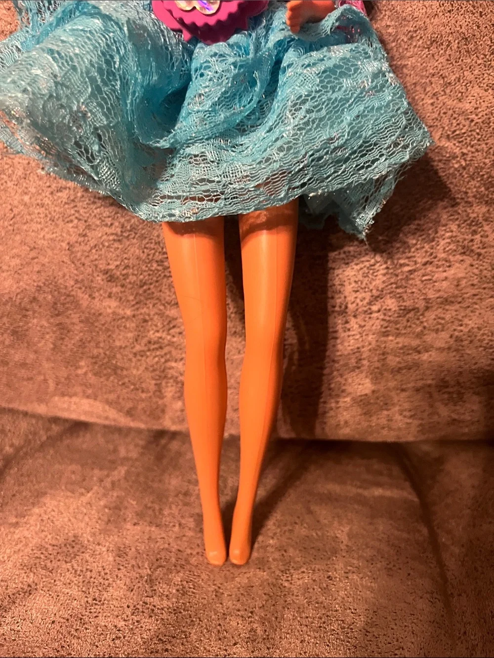 Vintage 1990 Mattel Lights and Lace Teresa Barbie Doll #9727- Rare Steffie Face